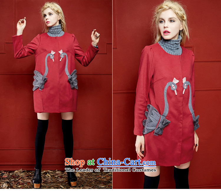 The pockets of witch Swan Lake 2015 new winter clothing swan put gross coat embroidered retro 1542062 fruit? Red 2XL Photo, prices, brand platters! The elections are supplied in the national character of distribution, so action, buy now enjoy more preferential! As soon as possible.