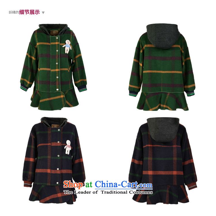 The pockets of witch decimal 2015 new winter clothing omelet before retro plaid coats PB1542059 gross? Forest Green Orange S picture, prices, brand platters! The elections are supplied in the national character of distribution, so action, buy now enjoy more preferential! As soon as possible.