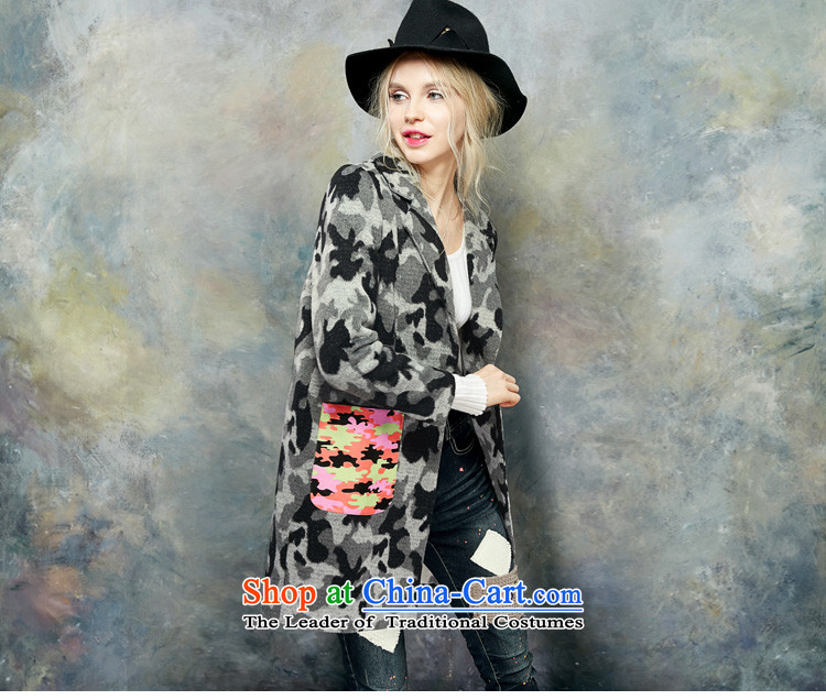 The pockets of witch Jianghu, 2015 New winter clothing stylish knocked color stitching camouflage coats female 1542991 gross? Gray-colored S picture, prices, brand platters! The elections are supplied in the national character of distribution, so action, buy now enjoy more preferential! As soon as possible.