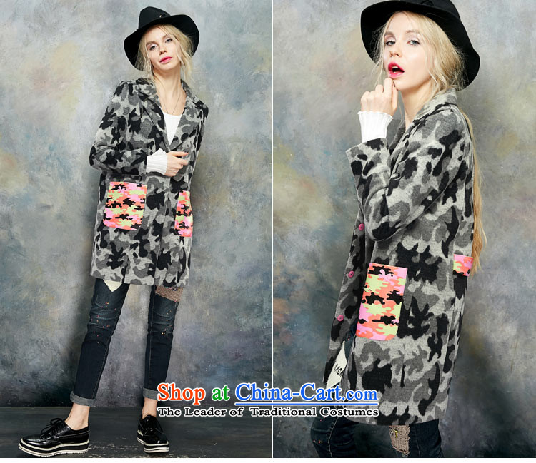 The pockets of witch Jianghu, 2015 New winter clothing stylish knocked color stitching camouflage coats female 1542991 gross? Gray-colored S picture, prices, brand platters! The elections are supplied in the national character of distribution, so action, buy now enjoy more preferential! As soon as possible.