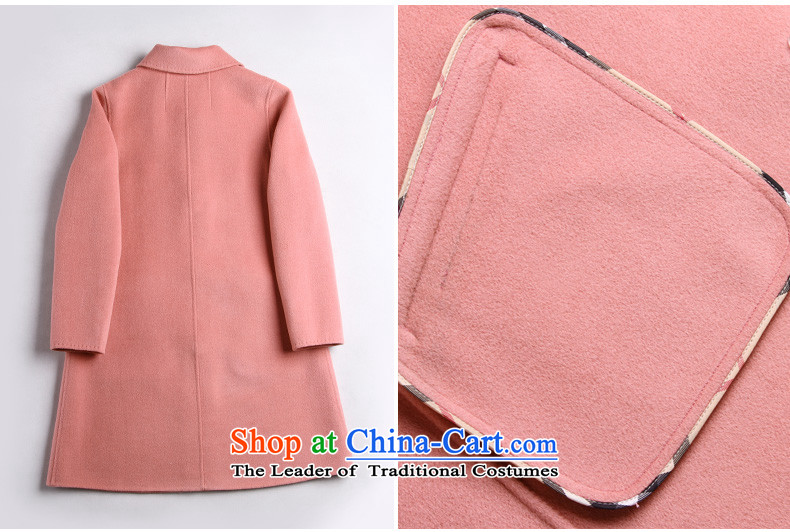 In the autumn of 2015, the new Pei cocoon-double-side woolen coat girl in long straight hair auricle-leather jacket? toner L picture, prices, brand platters! The elections are supplied in the national character of distribution, so action, buy now enjoy more preferential! As soon as possible.