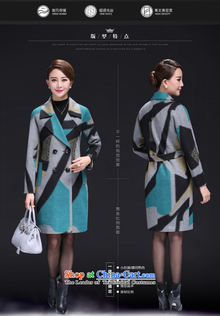 Gangan World 2015 winter new gross girls jacket? long large double-colored grid gross coats of female color? XL Photo, prices, brand platters! The elections are supplied in the national character of distribution, so action, buy now enjoy more preferential! As soon as possible.