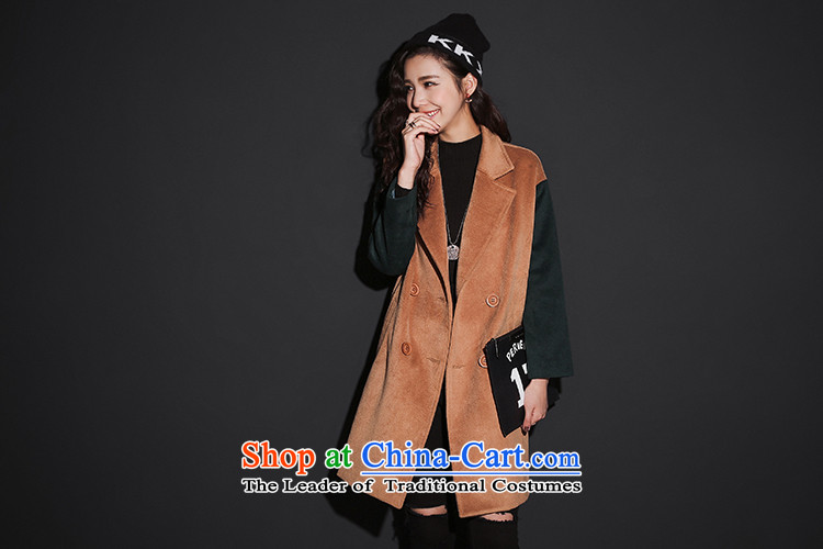 (Non-dual 12 7- Pearl? 2015 winter coats gross new spell color in the double-long jacket, girls and Color M picture, prices, brand platters! The elections are supplied in the national character of distribution, so action, buy now enjoy more preferential! As soon as possible.