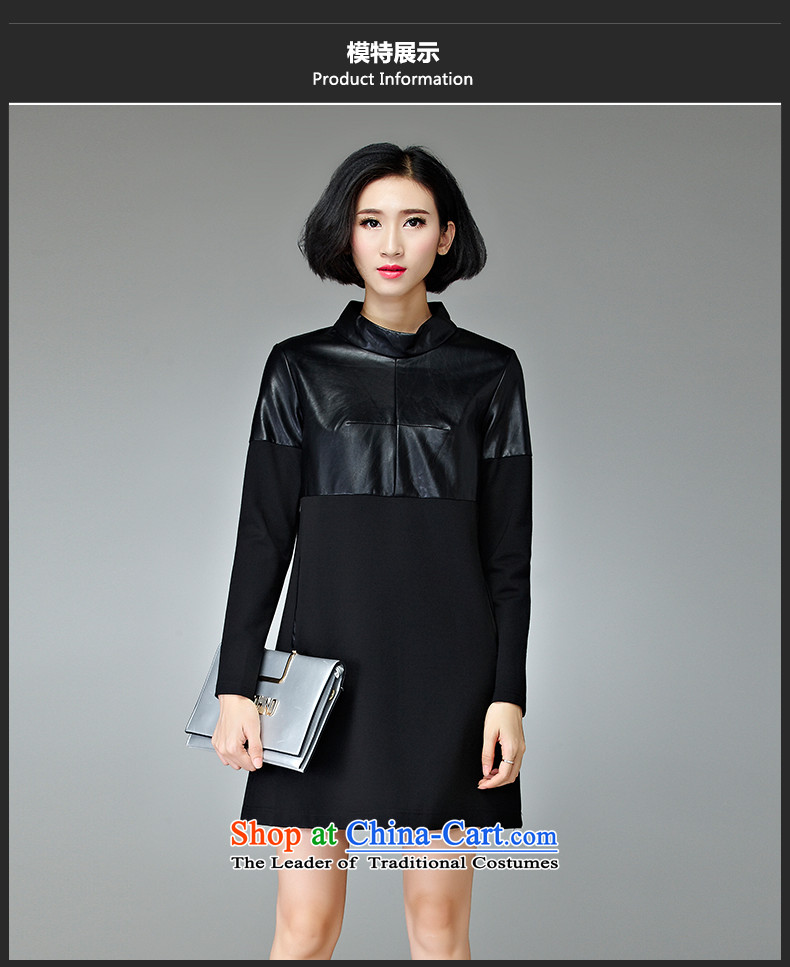 The Eternal Sau 201 autumn and winter load new look stylish and simple round-neck collar dresses black 4XL Photo, prices, brand platters! The elections are supplied in the national character of distribution, so action, buy now enjoy more preferential! As soon as possible.