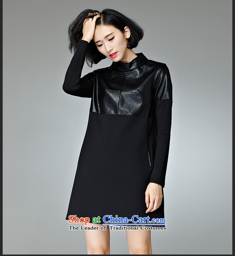 The Eternal Sau 201 autumn and winter load new look stylish and simple round-neck collar dresses black 4XL Photo, prices, brand platters! The elections are supplied in the national character of distribution, so action, buy now enjoy more preferential! As soon as possible.