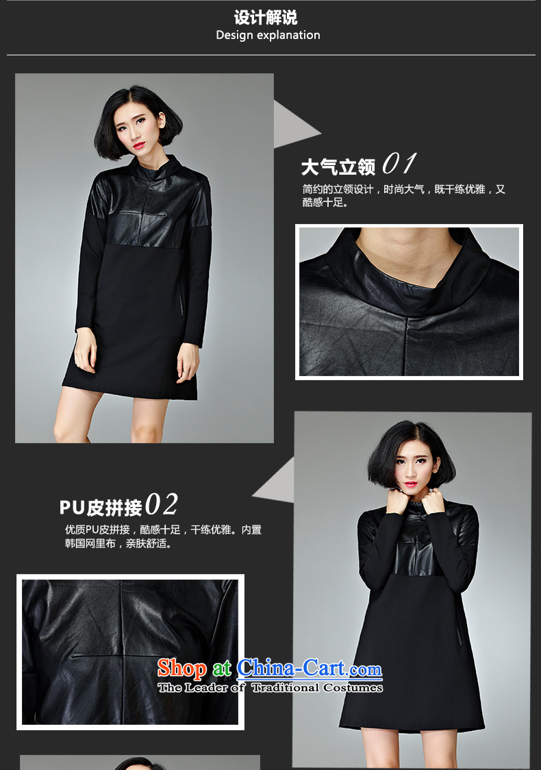 The Eternal Sau 201 autumn and winter load new look stylish and simple round-neck collar dresses black 4XL Photo, prices, brand platters! The elections are supplied in the national character of distribution, so action, buy now enjoy more preferential! As soon as possible.