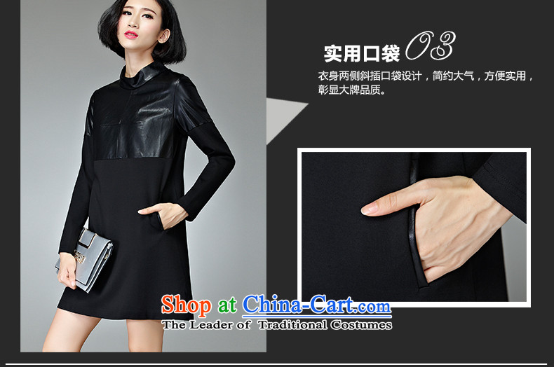 The Eternal Sau 201 autumn and winter load new look stylish and simple round-neck collar dresses black 4XL Photo, prices, brand platters! The elections are supplied in the national character of distribution, so action, buy now enjoy more preferential! As soon as possible.