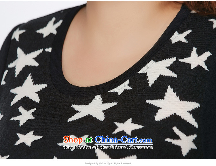 Msshe xl women 2015 new autumn and winter thick MM Knitted Shirt, forming the Netherlands 11050 black white flowers 6XL picture, prices, brand platters! The elections are supplied in the national character of distribution, so action, buy now enjoy more preferential! As soon as possible.