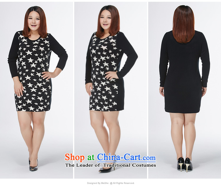 Msshe xl women 2015 new autumn and winter thick MM Knitted Shirt, forming the Netherlands 11050 black white flowers 6XL picture, prices, brand platters! The elections are supplied in the national character of distribution, so action, buy now enjoy more preferential! As soon as possible.