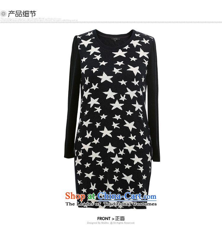 Msshe xl women 2015 new autumn and winter thick MM Knitted Shirt, forming the Netherlands 11050 black white flowers 6XL picture, prices, brand platters! The elections are supplied in the national character of distribution, so action, buy now enjoy more preferential! As soon as possible.