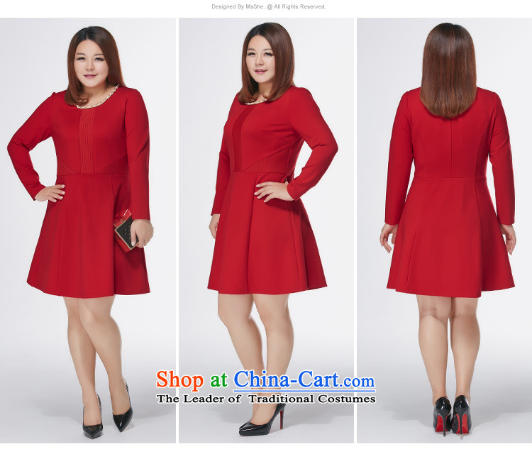 To increase the number msshe women 2015 new winter clothing Foutune of video thin thick MM dresses UNAMIR Rwanda red pictures, prices, 3XL brand platters! The elections are supplied in the national character of distribution, so action, buy now enjoy more preferential! As soon as possible.