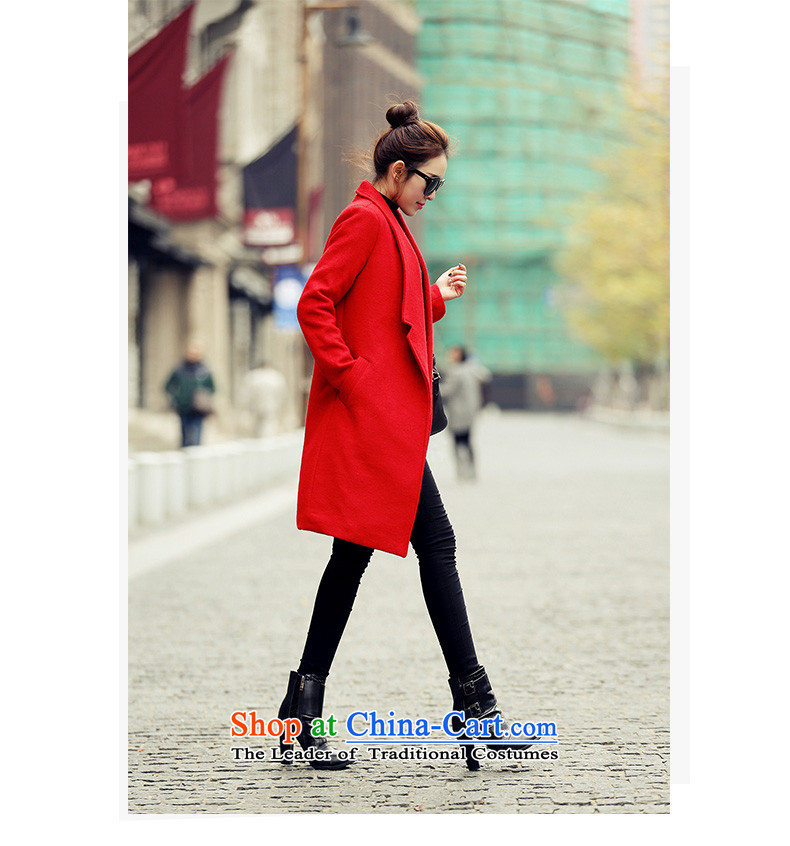 2015 Autumn and winter ralos new Korean female decorated gross? graphics are overcoats in thin long a wool coat short 466.5 purple (without extra lint-free) L picture, prices, brand platters! The elections are supplied in the national character of distribution, so action, buy now enjoy more preferential! As soon as possible.