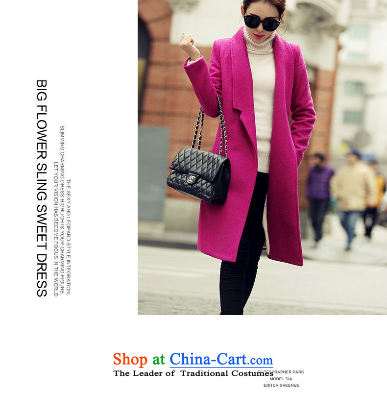 2015 Autumn and winter ralos new Korean female decorated gross? graphics are overcoats in thin long a wool coat short 466.5 purple (without extra lint-free) L picture, prices, brand platters! The elections are supplied in the national character of distribution, so action, buy now enjoy more preferential! As soon as possible.