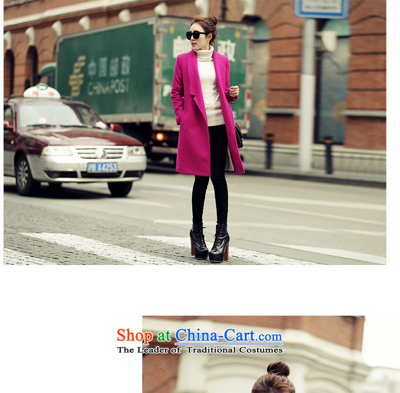 2015 Autumn and winter ralos new Korean female decorated gross? graphics are overcoats in thin long a wool coat short 466.5 purple (without extra lint-free) L picture, prices, brand platters! The elections are supplied in the national character of distribution, so action, buy now enjoy more preferential! As soon as possible.