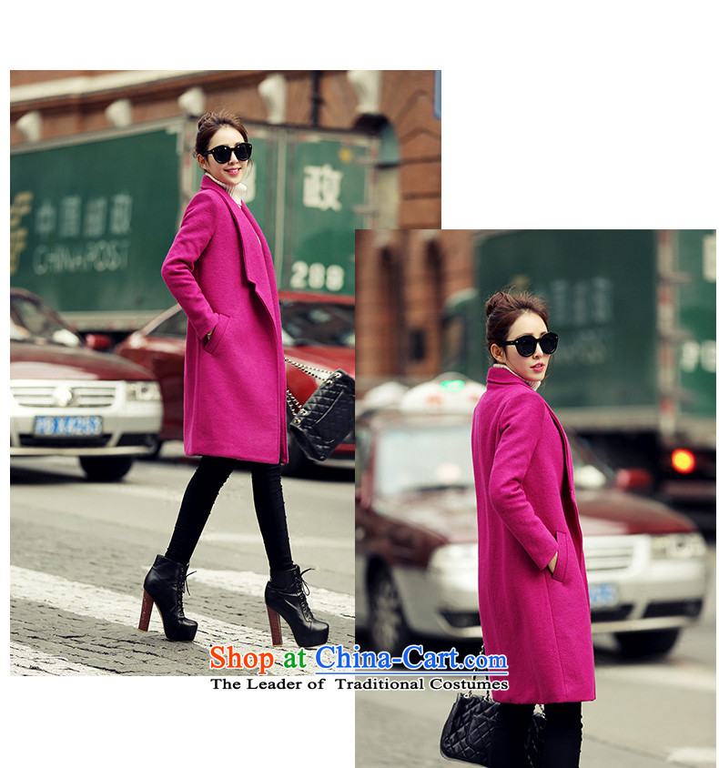 2015 Autumn and winter ralos new Korean female decorated gross? graphics are overcoats in thin long a wool coat short 466.5 purple (without extra lint-free) L picture, prices, brand platters! The elections are supplied in the national character of distribution, so action, buy now enjoy more preferential! As soon as possible.