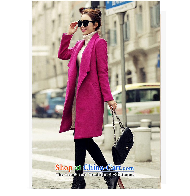 2015 Autumn and winter ralos new Korean female decorated gross? graphics are overcoats in thin long a wool coat short 466.5 purple (without extra lint-free) L picture, prices, brand platters! The elections are supplied in the national character of distribution, so action, buy now enjoy more preferential! As soon as possible.