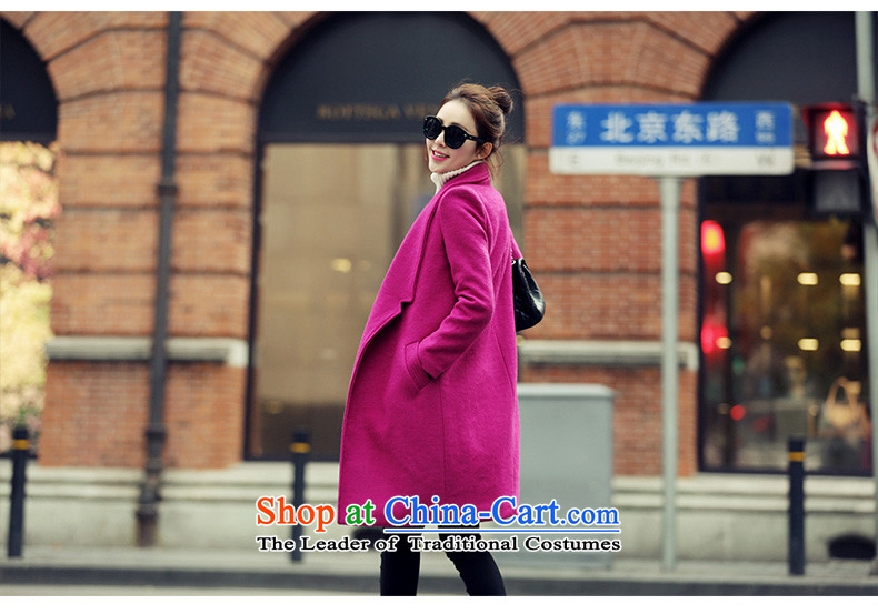 2015 Autumn and winter ralos new Korean female decorated gross? graphics are overcoats in thin long a wool coat short 466.5 purple (without extra lint-free) L picture, prices, brand platters! The elections are supplied in the national character of distribution, so action, buy now enjoy more preferential! As soon as possible.