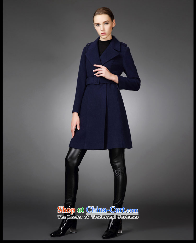 The elections of the same health maxchic stars Marguerite Hsichih 2015 winter minimalist large roll collar the cloth belt Sau San A swing wool coat female 21792? Blue M picture, prices, brand platters! The elections are supplied in the national character of distribution, so action, buy now enjoy more preferential! As soon as possible.