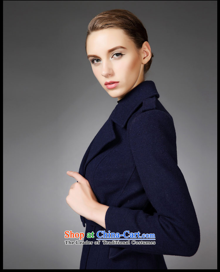 The elections of the same health maxchic stars Marguerite Hsichih 2015 winter minimalist large roll collar the cloth belt Sau San A swing wool coat female 21792? Blue M picture, prices, brand platters! The elections are supplied in the national character of distribution, so action, buy now enjoy more preferential! As soon as possible.