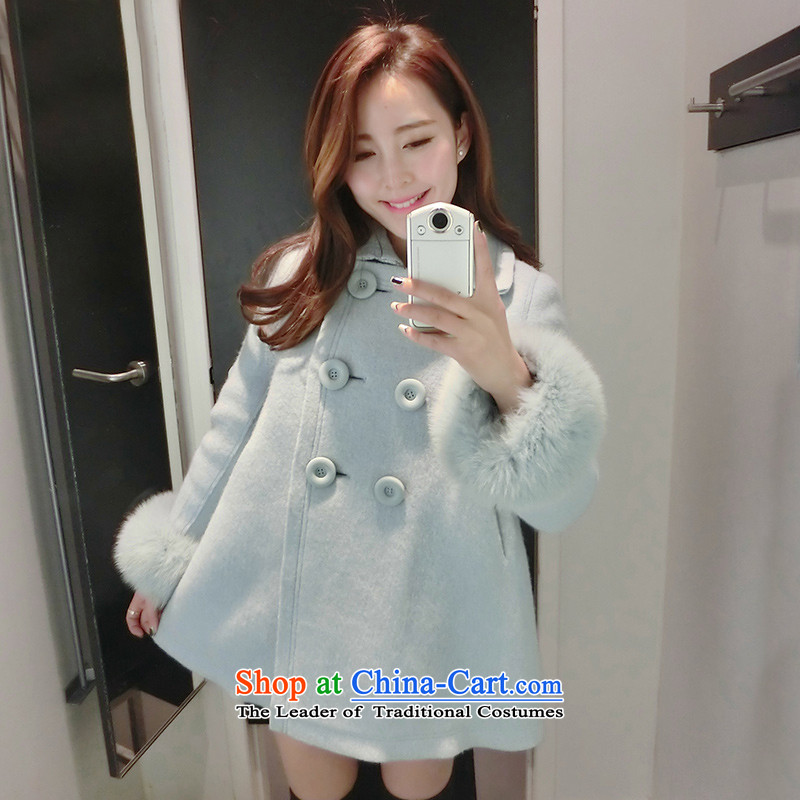 The large-Atlas Copco Sau San Mao jacket? female 2522 light blue l,kesuoer,,, shopping on the Internet