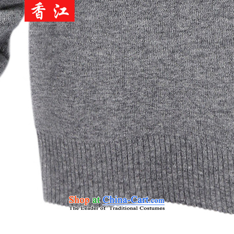 Xiang Jiang 2015 new autumn and winter extra-thick mm autumn female) Video t-shirt 200 catties thin thick Coated Knit Sweater Knit sister 5231 large gray code 5XL, Xiangjiang , , , shopping on the Internet