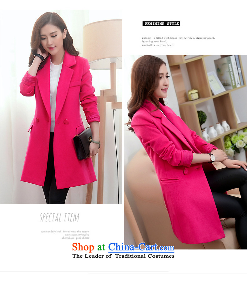 The story about 198 gross 2015 autumn and winter coats female new gross? female Korean version of the jacket long thick simple wool Sau San? female winter coats of a wool coat brown XS picture, prices, brand platters! The elections are supplied in the national character of distribution, so action, buy now enjoy more preferential! As soon as possible.