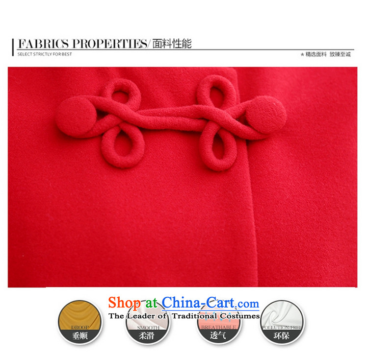The Korean version of the long A7A gross? windbreaker female autumn and winter long-sleeved line button and No for a wool coat cashmere overcoat large 1663 pink XL code picture, prices, brand platters! The elections are supplied in the national character of distribution, so action, buy now enjoy more preferential! As soon as possible.