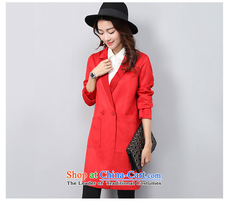 The OSCE had the autumn and winter, chamois leather jacket female video fluff? In thin Long Hoodie B05065 RED M picture, prices, brand platters! The elections are supplied in the national character of distribution, so action, buy now enjoy more preferential! As soon as possible.