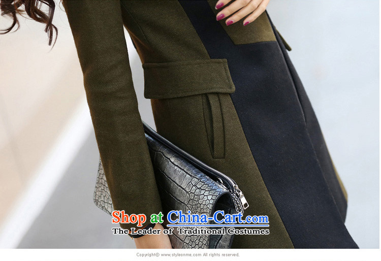 2015 Autumn winter thick female personality temperament fashion, Ms. long hair? coats long-sleeved jacket warm wind Army Green M picture, prices, brand platters! The elections are supplied in the national character of distribution, so action, buy now enjoy more preferential! As soon as possible.