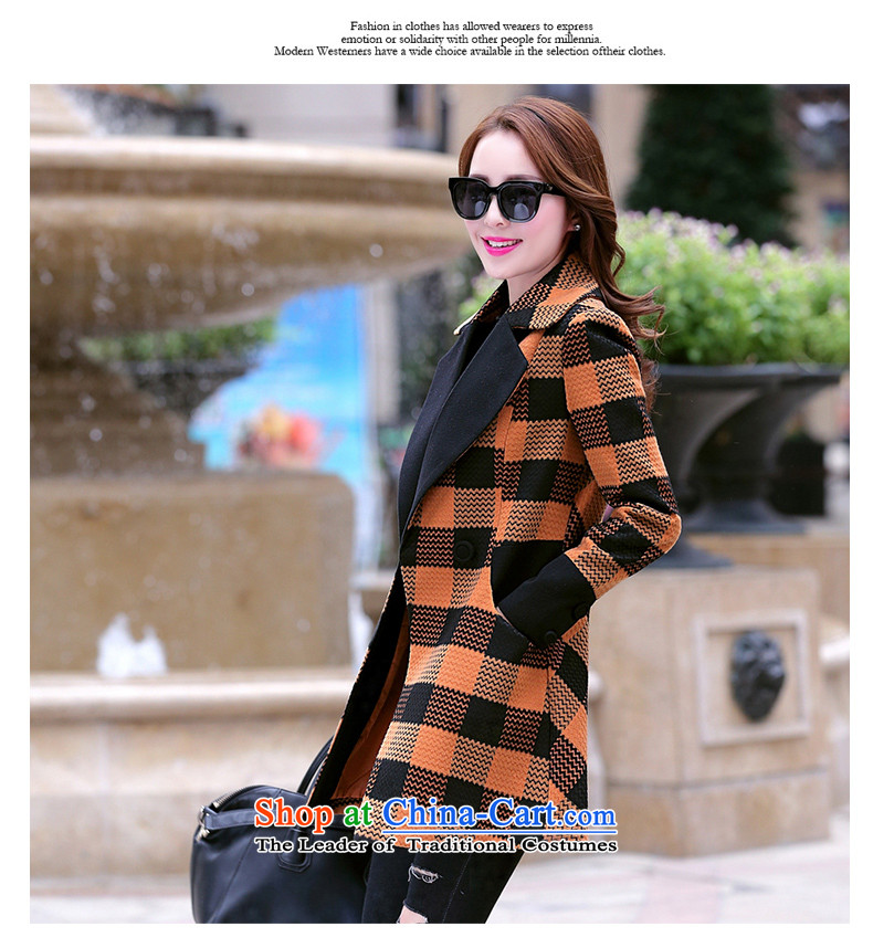 Scented Winter 2015 new handsome stylish thin Korean Sau San video temperament V1700 Jacket Card gross? Its grid M picture, prices, brand platters! The elections are supplied in the national character of distribution, so action, buy now enjoy more preferential! As soon as possible.