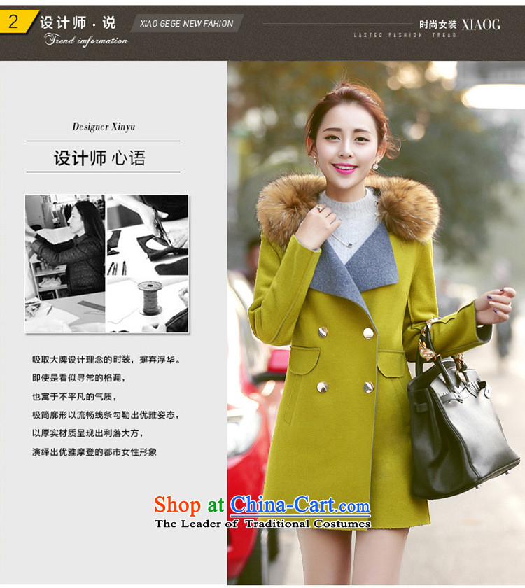 Vera wind of autumn and winter 2015 new Korean leisure really gross for a lapel in long double-coats women so gross temperament woolen coat gross? M pictures of the girl green jacket, prices, brand platters! The elections are supplied in the national character of distribution, so action, buy now enjoy more preferential! As soon as possible.
