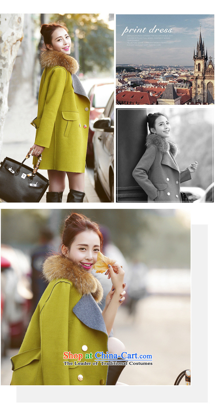 Vera wind of autumn and winter 2015 new Korean leisure really gross for a lapel in long double-coats women so gross temperament woolen coat gross? M pictures of the girl green jacket, prices, brand platters! The elections are supplied in the national character of distribution, so action, buy now enjoy more preferential! As soon as possible.