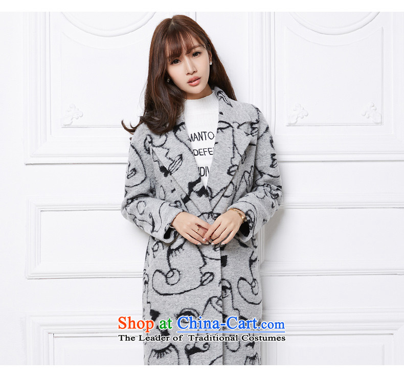 Wool Coat Heung Ying 2015? winter clothing in new long a wool coat Sau San stamp gross female gray jacket? M picture, prices, brand platters! The elections are supplied in the national character of distribution, so action, buy now enjoy more preferential! As soon as possible.