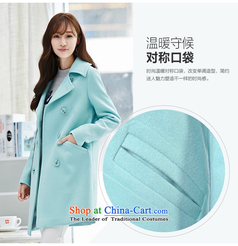In the medium to long term, a female jacket Heung Ying 2015 new winter clothing temperament long-sleeved jacket is 
