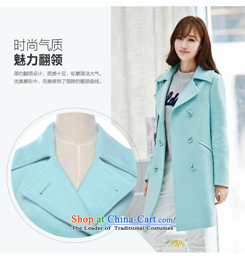 In the medium to long term, a female jacket Heung Ying 2015 new winter clothing temperament long-sleeved jacket is 