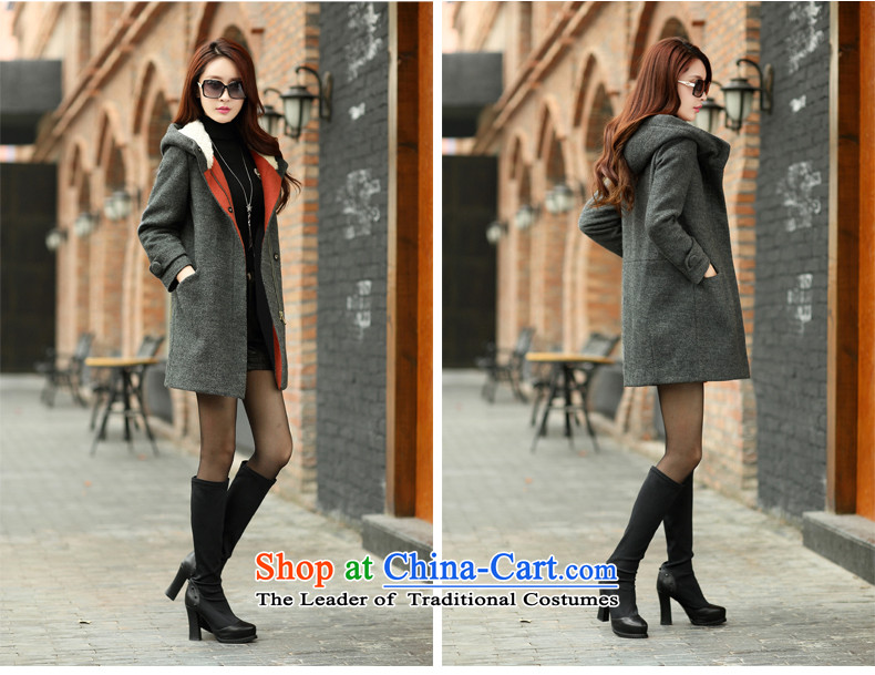 In accordance with the CEN 2015 bathing in the autumn and winter New Women Korean large Sau San with cap female hair plush coat 286#? Gray L picture, prices, brand platters! The elections are supplied in the national character of distribution, so action, buy now enjoy more preferential! As soon as possible.