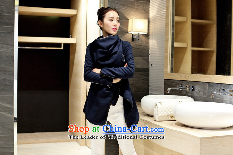 The population by the  year 2015 round Pak autumn and winter New Women Korean big lapel not Sau San under rule would 045028 jacket navy S picture, prices, brand platters! The elections are supplied in the national character of distribution, so action, buy now enjoy more preferential! As soon as possible.