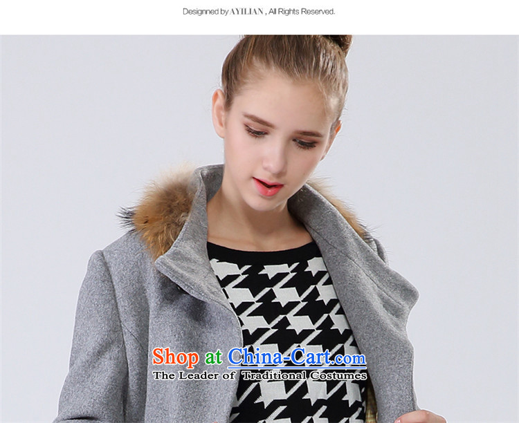 Aida 2015 Winter New Lin auricle retro-spell Nuclear Sub gross in double-long wool coat jacket CA44297350? Light Gray XL Photo, prices, brand platters! The elections are supplied in the national character of distribution, so action, buy now enjoy more preferential! As soon as possible.