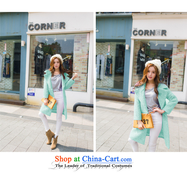 Connie Deer 2015 Addis Ababa Fall/Winter Collections new Korean detained in a grain long coats relaxd casual)?? jacket female violet gross M picture, prices, brand platters! The elections are supplied in the national character of distribution, so action, buy now enjoy more preferential! As soon as possible.