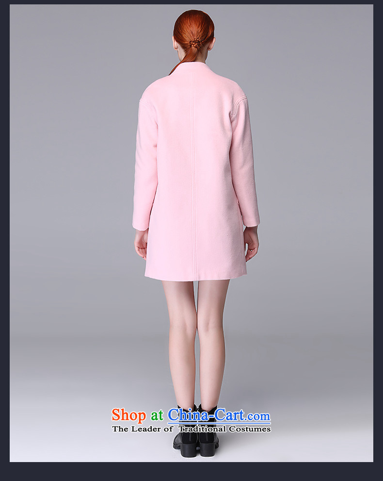 The Greek Golden Harvest Year 2015 Van Gogh autumn and winter new stylish and simple pure colors in the collar long suit small wild beauty?  66012 jacket gray hair S picture, prices, brand platters! The elections are supplied in the national character of distribution, so action, buy now enjoy more preferential! As soon as possible.