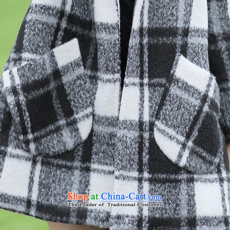 2015 winter clothing new grid gross? long coats that green XXL, Xuan ina (xuanyina) , , , shopping on the Internet