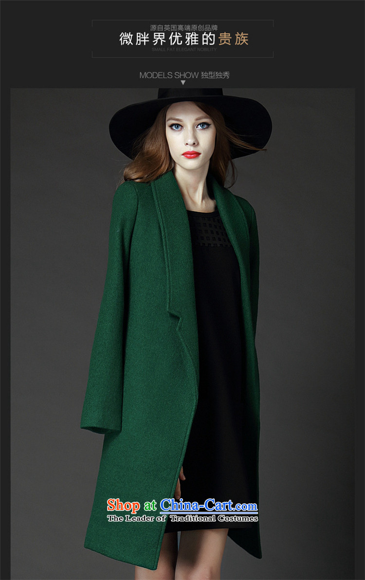 Athena Chu Hon Audrey Eu to ad terrace xl female jackets autumn and winter 2015 mm thick stylish and simple wild wool a wool coat large green code 5XL around 922.747 200 pictures, prices, brand platters! The elections are supplied in the national character of distribution, so action, buy now enjoy more preferential! As soon as possible.