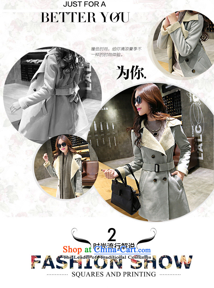 Marguerite poem by 2015 winter new arsenal deerskin lint-free Korean female coat? gross in Sau San long jacket, Huanghua L picture, prices, brand platters! The elections are supplied in the national character of distribution, so action, buy now enjoy more preferential! As soon as possible.