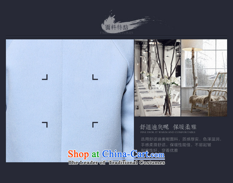 The Greek Golden Harvest Year 2015 Van Gogh autumn and winter new sweet temperament pure color large roll collar long-sleeved jacket? female gross distribution  66019 CLIP, light blue M picture, prices, brand platters! The elections are supplied in the national character of distribution, so action, buy now enjoy more preferential! As soon as possible.
