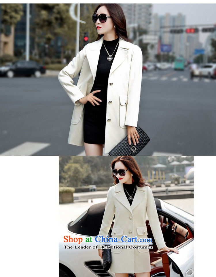 Buck Mulligan Ah Ning 2015 Fall/Winter Collections new coats of ladies hair? Korean wild? female 602 gray jacket    XXL picture, prices, brand platters! The elections are supplied in the national character of distribution, so action, buy now enjoy more preferential! As soon as possible.