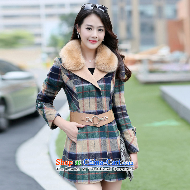 Yeon-ju Chiu replacing to increase women's code 200 catties thick sister thick mm larger gross? In long thick coat of female graphics thin, red 4XL, Yeon-ju , , , shopping on the Internet