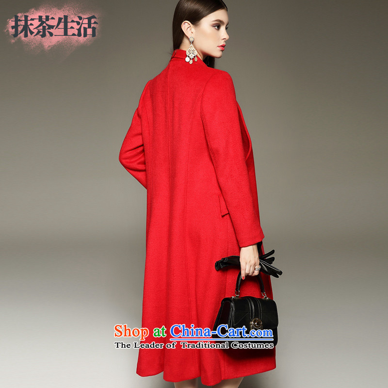 Matcha life jacket women gross wool? Western-style suit for winter 2015 Sau San new long-sleeved red cloak? M, gross matcha life (matcha&life) , , , shopping on the Internet