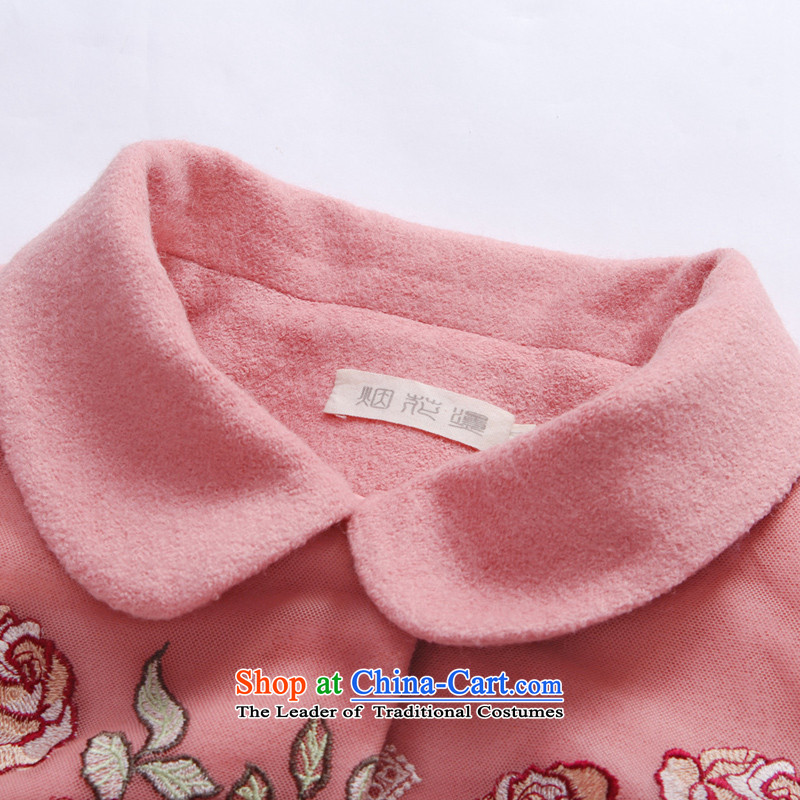 Fireworks ironing 2015 winter decorated new women's body hair is sweet princess van jacket better Selina Chow pink L, fireworks hot spot shopping on the Internet has been pressed.