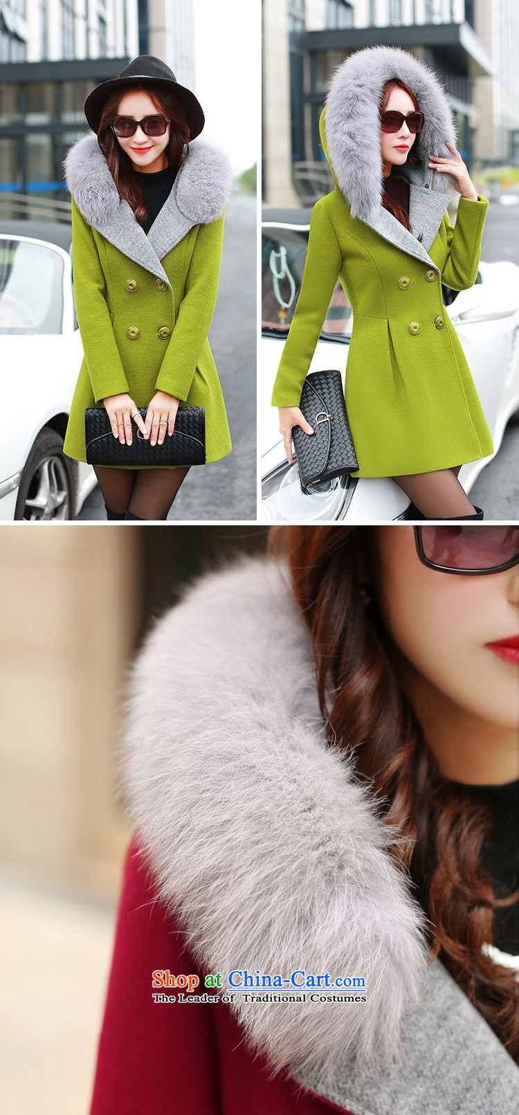 America where Tian Cheng 2015 winter clothing in new women's long hair collar aristocratic small wind-coats of incense female 358 G of lime green M picture, prices, brand platters! The elections are supplied in the national character of distribution, so action, buy now enjoy more preferential! As soon as possible.