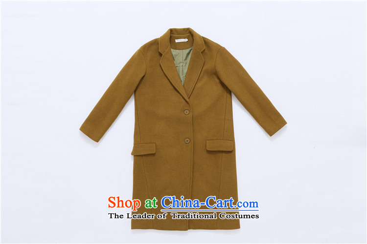 Arpina son gross is 莜 jacket coat female Korean version of the long winter 2015 new women's winter coats on this new color navy L picture, prices, brand platters! The elections are supplied in the national character of distribution, so action, buy now enjoy more preferential! As soon as possible.